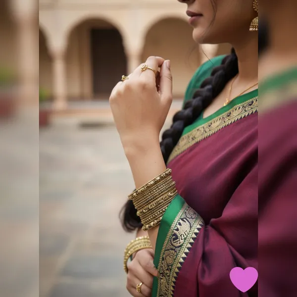 Magenta_Purple_Aragini_Narayanpet_Cotton_Masaraised_And_Kalamkari_1_Meter_Matching_Blouse_Free_For_Women