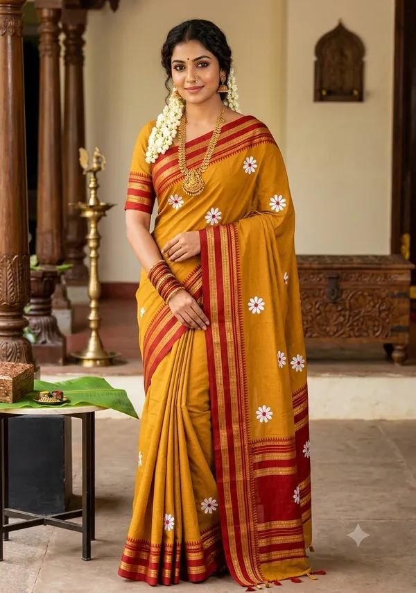 Shrigandha_-_Narayanpeth_Ilkal_cotton_saree_with_running_blouse_for_women.