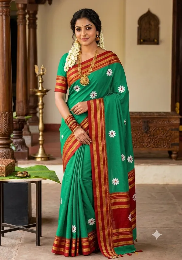 Shrigandha_-_Narayanpeth__ilakal_cotton_saree_with_running_blouse_for_women_