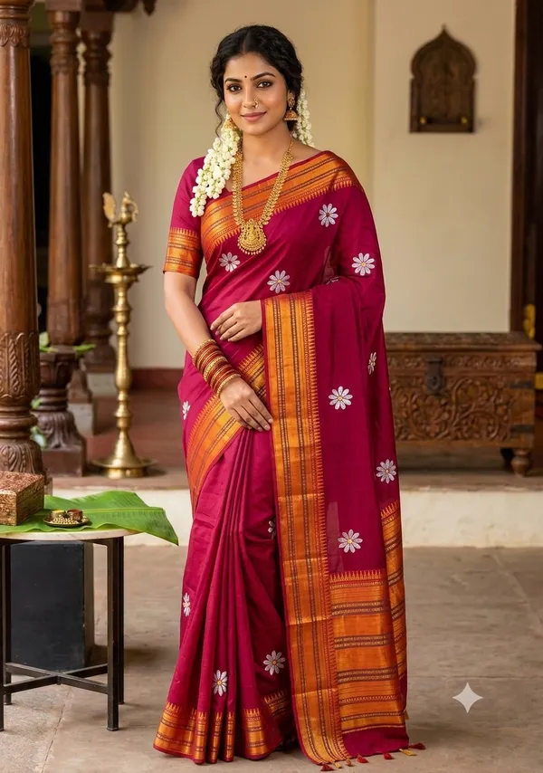 Shrigandha_-_Narayanpeth_cotton_ilakal_saree_with_running_blouse_for_women_
