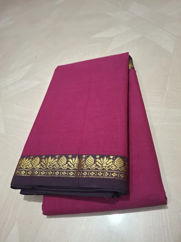 Tulasi_Saree_–_Dark_Rani__Pure_Chettinadu_Cotton_Saree_with_Running_Blouse