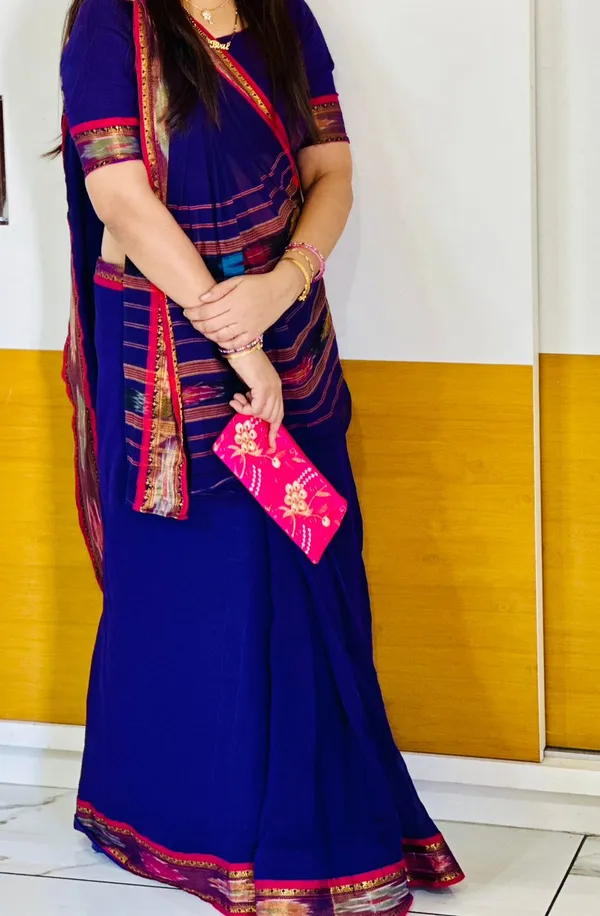 Violet_with_maroon_border_pure_cotton_kochampallu_handlooms_sareepure