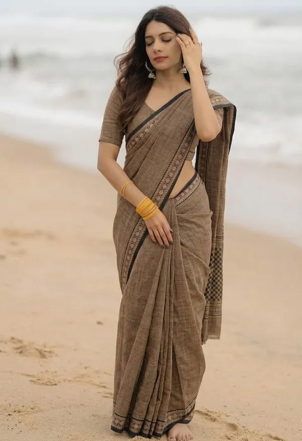 Sand_Beige_Gopika_Narayanpet_CottonMasarasaised__Saree