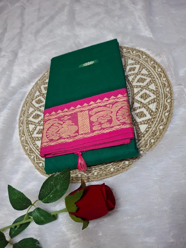 Green_Sindoor_Collection_Pure_Cotton_Saree