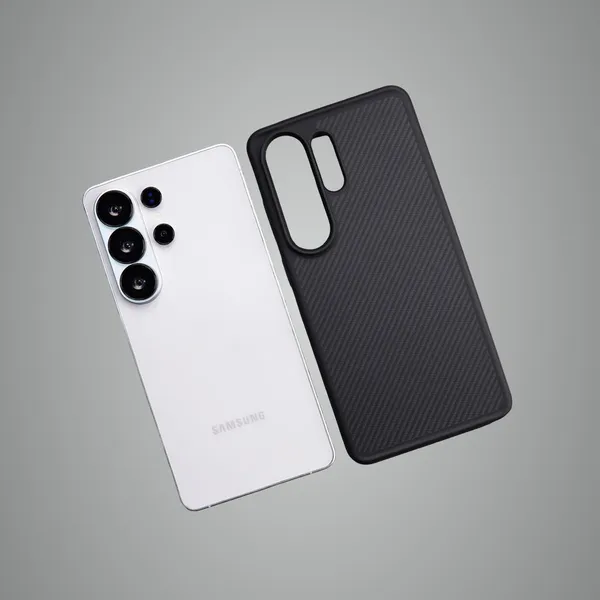 Black_Carbon_Fiber_Textured_Matte_Magnetic_Protective_Back_Cover_Case_For_S26Ultra