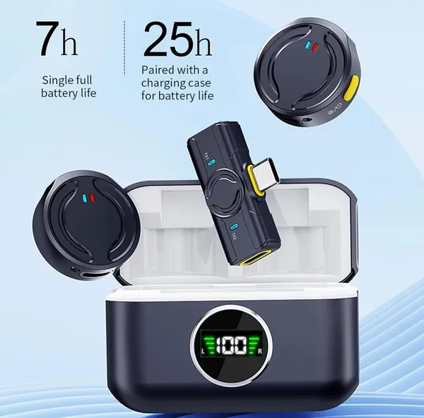 Multicolor_Wireless_Lavalier_Microphone_With_Charging_Case