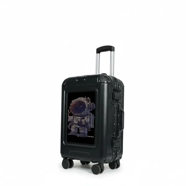 Black_Smart_Led_Display_Suitcase_With_Usb_Charging_Port_And_Tsa_Lock