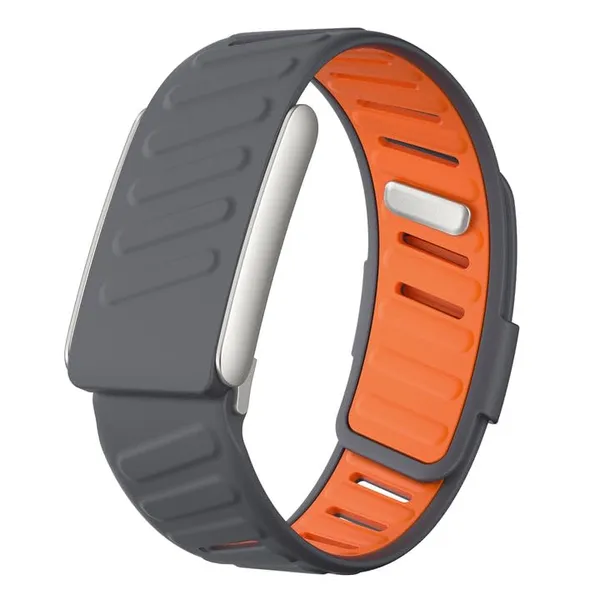 Grey_Silicone_Smartwatch_Band