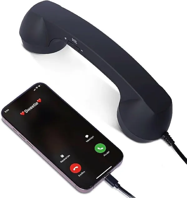 Black_Usb_Wired_Telephone_Handset_With_Dial_Pad
