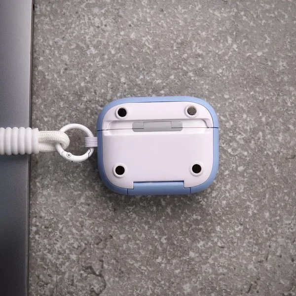 Blue_Silicone_Case_Cover_For_Airpods_Pro_With_Lanyard_Strap