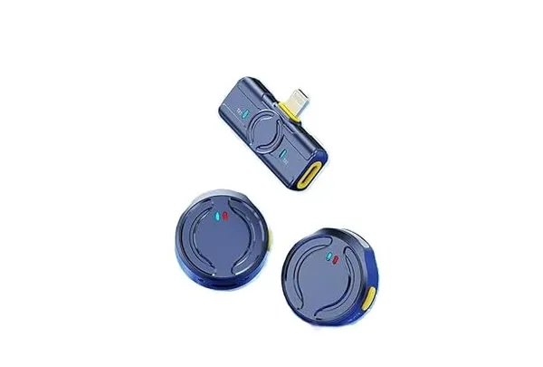 Blue_Q81_Wireless_Audio_Adapter_With_Magnetic_Clip_Blue_Lightning_Connector_Dual_Magnetic_Absorption_72_Hour_Battery_Life_Bluetooth_Audio_Receiver_For_Phones_Audio_Devices