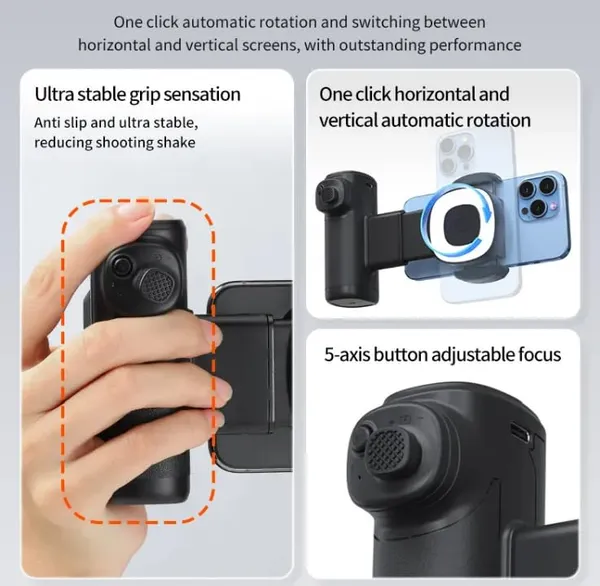 Black_Mobile_Phone_Camera_Grip_With_Ring_Light_And_Wireless_Remote