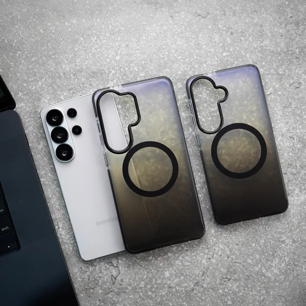 Black_Classic_Imd_Luxury_Magnetic_Frosted_Fade_Case_With_Shock_Proof_Ultra_Thin_Magnetic_With_Side_Rubber_For_S26Ultra_Back_Cover_Case