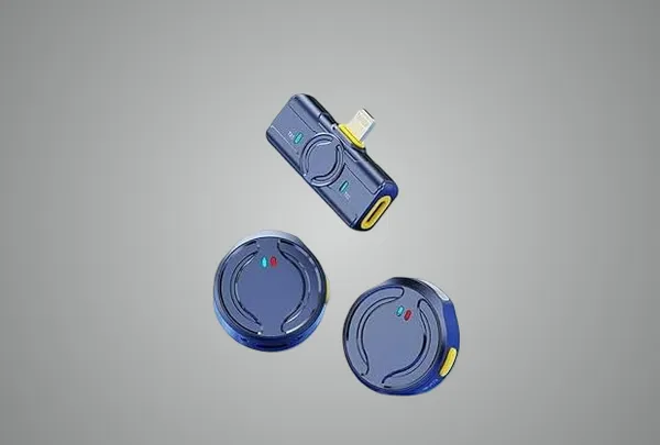 Blue_Q81_Wireless_Audio_Adapter_With_Magnetic_Clip_Blue_Lightning_Connector_Dual_Magnetic_Absorption_72_Hour_Battery_Life_Bluetooth_Audio_Receiver_For_Phones_Audio_Devices