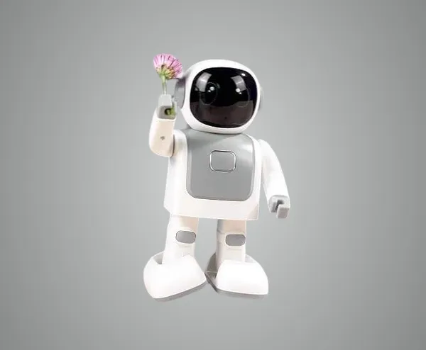 White_And_Grey_Smart_Dancing_Robot_Bluetooth_Speaker