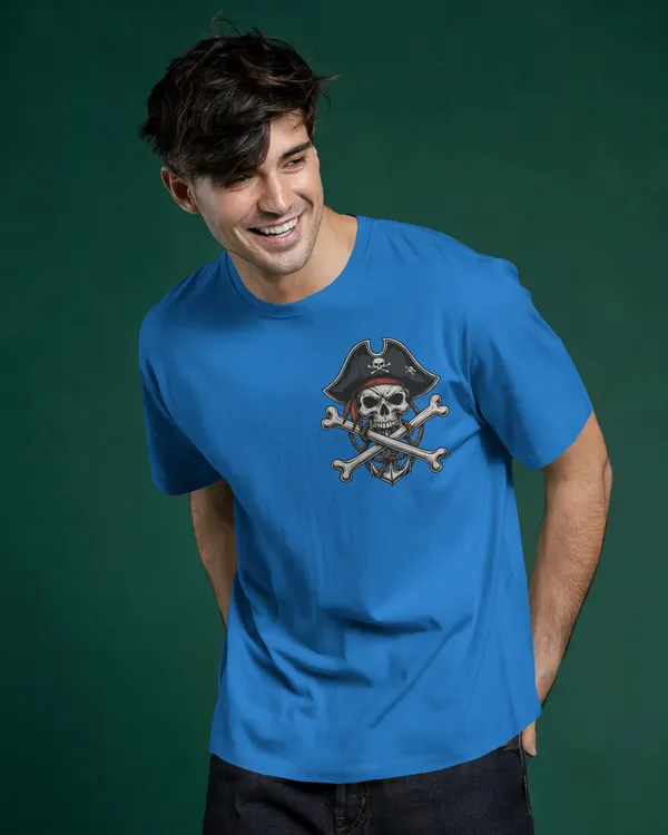 Blue_Cotton_Crossbones_Pirate_Skull_Oversized_T-Shirt_|_Street_Series_Drop