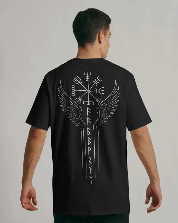 Black_Cotton_Runic_Wings_Oversized_T-Shirt_|_Norse_Symbolic_Streetwear