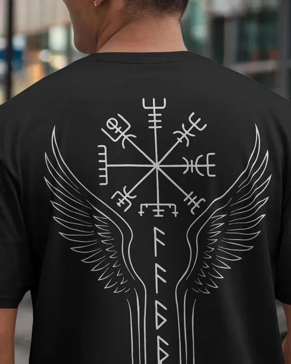 Black_Cotton_Runic_Wings_Oversized_T-Shirt_|_Norse_Symbolic_Streetwear
