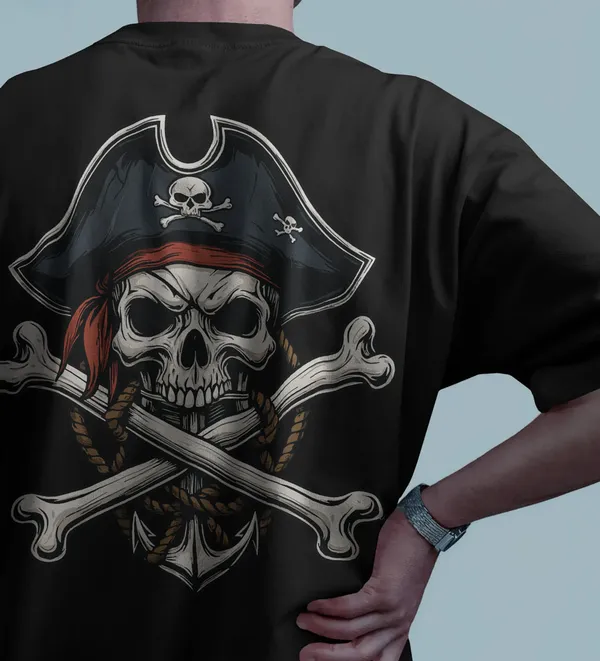 Black_Cotton_Crossbones_Pirate_Skull_Oversized_T-Shirt_|_Street_Series_Drop