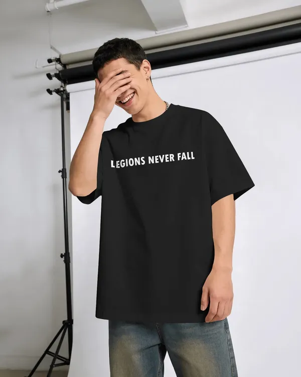 Black_Cotton_Caesar'S_Call_Oversized_Legion_Recruitment_Tee