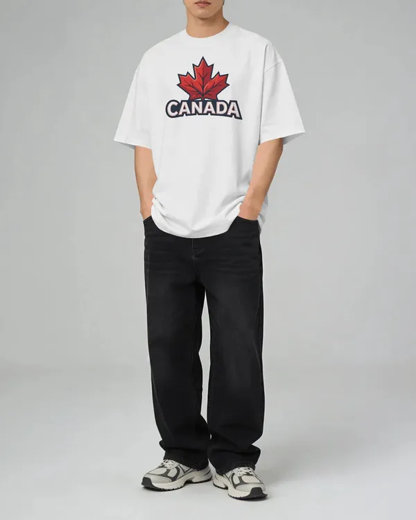 BYCADS_Canada_Maple_Leaf_Oversized_Cotton_Blend_T-Shirt_|_Premium_Streetwear_Graphic_T-Shirt
