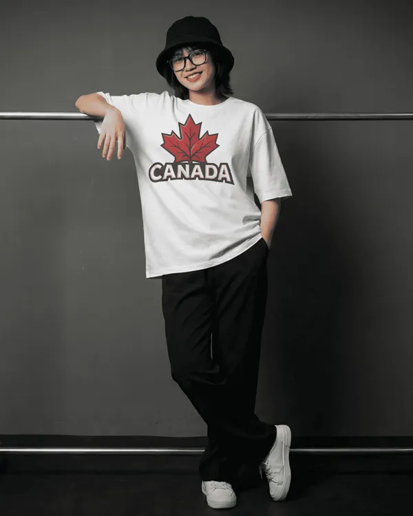 BYCADS_Canada_Maple_Leaf_Oversized_Cotton_Blend_T-Shirt_|_Premium_Streetwear_Graphic_T-Shirt