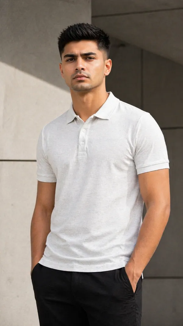 BYCADS_Clean_White_Polo_T-Shirt_–_Classic_Cotton_Minimal_Essential