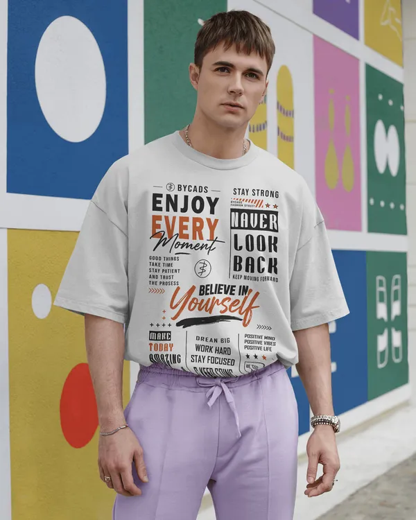 BYCADS_Enjoy_Every_Moment_Oversized_Blend_Cotton_Graphic_T-Shirt__Believe_in_Yourself_Typography_Streetwear_T-shirt