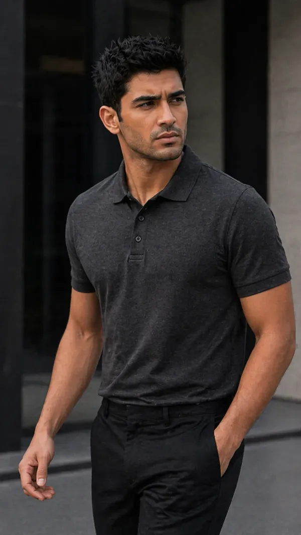 BYCADS_Essential_Grey_Polo_T-Shirt_–_Premium_Cotton_Casual_Wear
