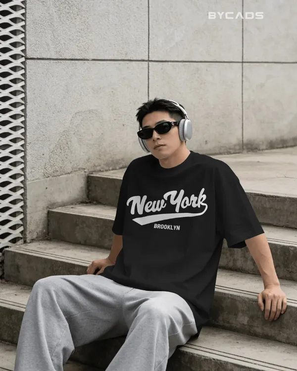 BYCADS_New_York_Oversized_Cotton_Blend_T-Shirt_for_Unisex_|_Unisex_Drop_Shoulder_Relaxed_Fit_Streetwear_T-shirt