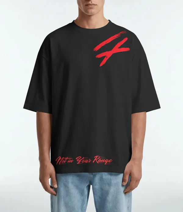 BYCADS_Not_in_Your_Range_Graphic_Oversized_T-Shirt_|_100%_Cotton_240_GSM