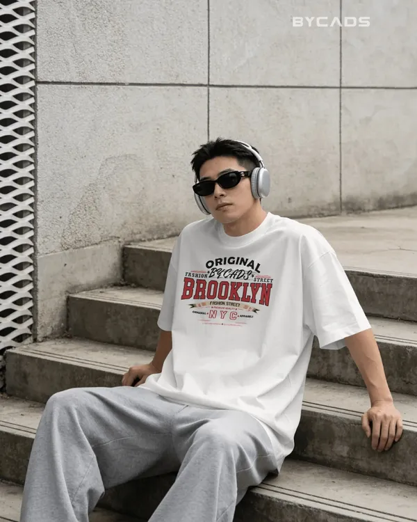 BYCADS_Original_Brooklyn_Oversized_Cotton_Blend_T-Shirt_for_Men_&_Women_|_Relaxed_Fit_Drop_Shoulder_Streetwear_Tee