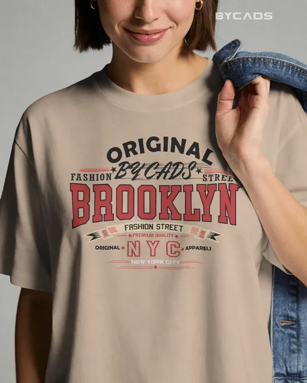 BYCADS_Original_Brooklyn_Oversized_Cotton_Blend_T-Shirt_for_Men_&_Women_|_Relaxed_Fit_Drop_Shoulder_Streetwear_Tee