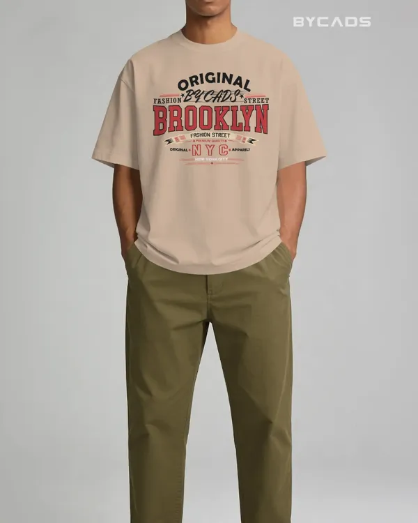 BYCADS_Original_Brooklyn_Oversized_Cotton_Blend_T-Shirt_for_Men_&_Women_|_Relaxed_Fit_Drop_Shoulder_Streetwear_Tee