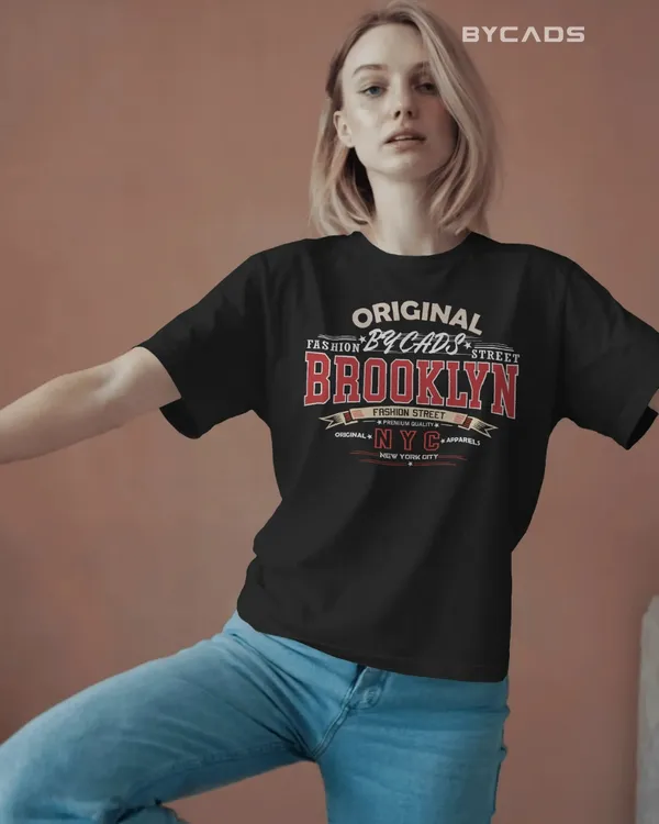BYCADS_Original_Brooklyn_Oversized_Cotton_Blend_T-Shirt_for_Men_&_Women_|_Relaxed_Fit_Drop_Shoulder_Streetwear_Tee