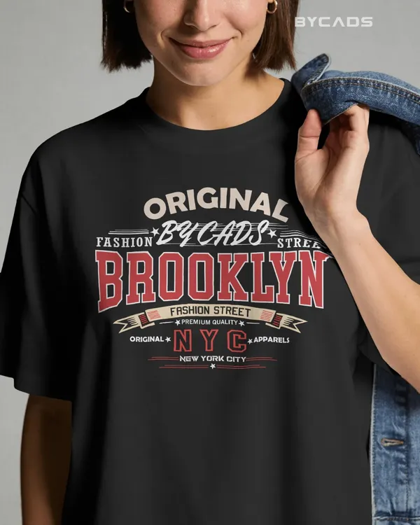 BYCADS_Original_Brooklyn_Oversized_Cotton_Blend_T-Shirt_for_Men_&_Women_|_Relaxed_Fit_Drop_Shoulder_Streetwear_Tee