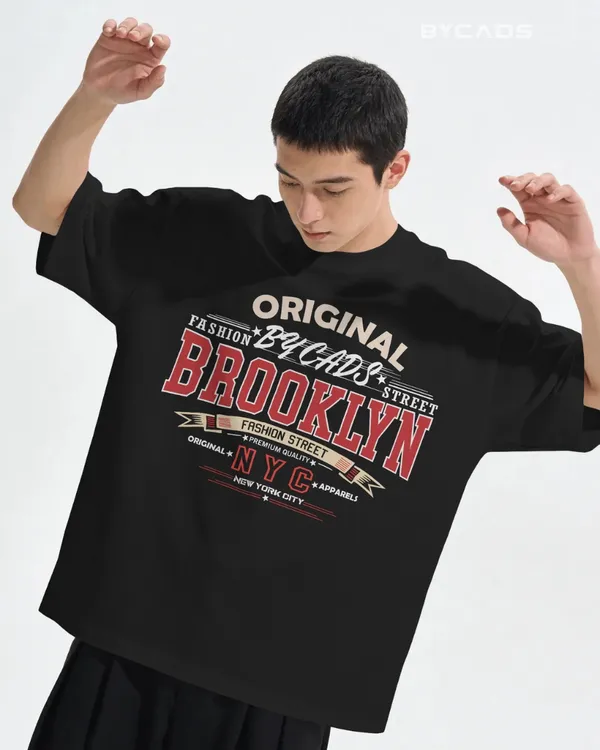 BYCADS_Original_Brooklyn_Oversized_Cotton_Blend_T-Shirt_for_Men_&_Women_|_Relaxed_Fit_Drop_Shoulder_Streetwear_Tee