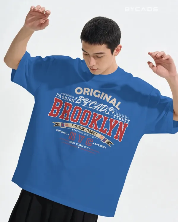BYCADS_Original_Brooklyn_Oversized_Cotton_Blend_T-Shirt_for_Men_&_Women_|_Relaxed_Fit_Drop_Shoulder_Streetwear_Tee