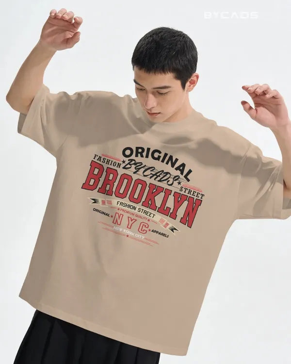 BYCADS_Original_Brooklyn_Oversized_Cotton_Blend_T-Shirt_for_Men_&_Women_|_Relaxed_Fit_Drop_Shoulder_Streetwear_Tee