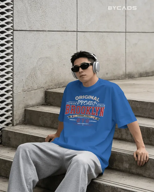 BYCADS_Original_Brooklyn_Oversized_Cotton_Blend_T-Shirt_for_Men_&_Women_|_Relaxed_Fit_Drop_Shoulder_Streetwear_Tee