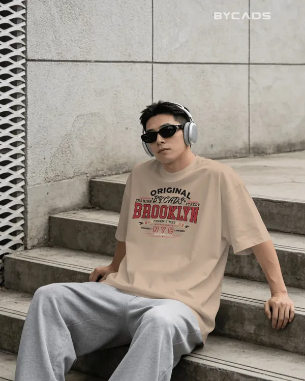 BYCADS_Original_Brooklyn_Oversized_Cotton_Blend_T-Shirt_for_Men_&_Women_|_Relaxed_Fit_Drop_Shoulder_Streetwear_Tee
