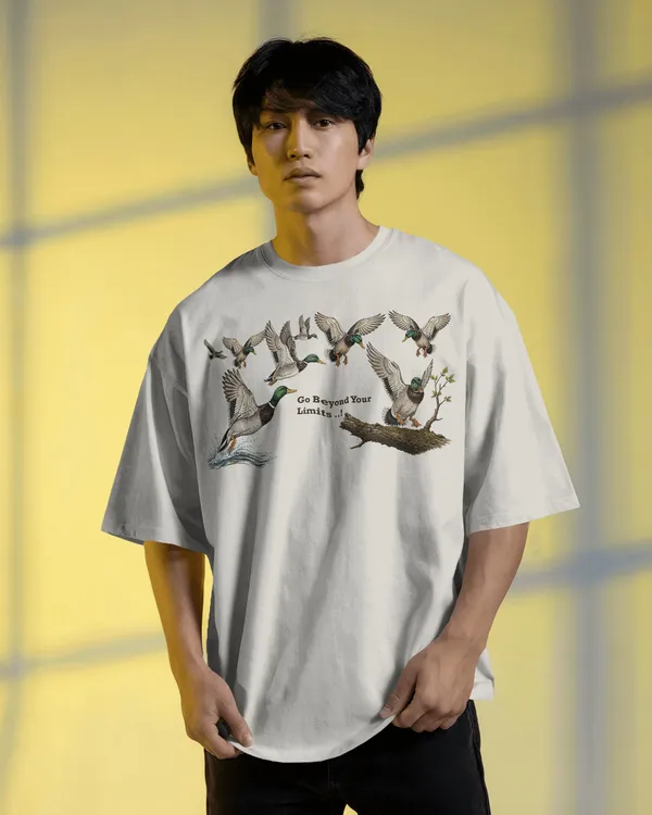 BYCADS_Premium_Duck_Graphic_Oversized_T-Shirt_|_Relaxed_Drop_Shoulder_Streetwear