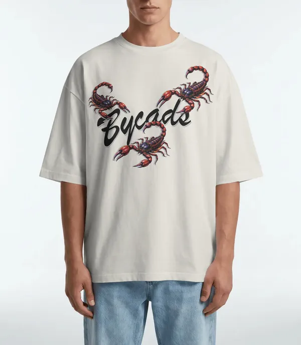 BYCADS_Scorpion_Graphic_Oversized_T-Shirt_–_100%_Cotton_240_GSM_Streetwear_T-Shirt_|_Premium_Oversized_Fit