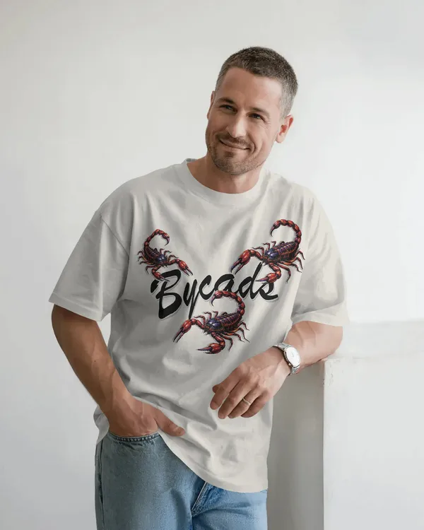 BYCADS_Scorpion_Graphic_Oversized_T-Shirt_–_100%_Cotton_240_GSM_Streetwear_T-Shirt_|_Premium_Oversized_Fit