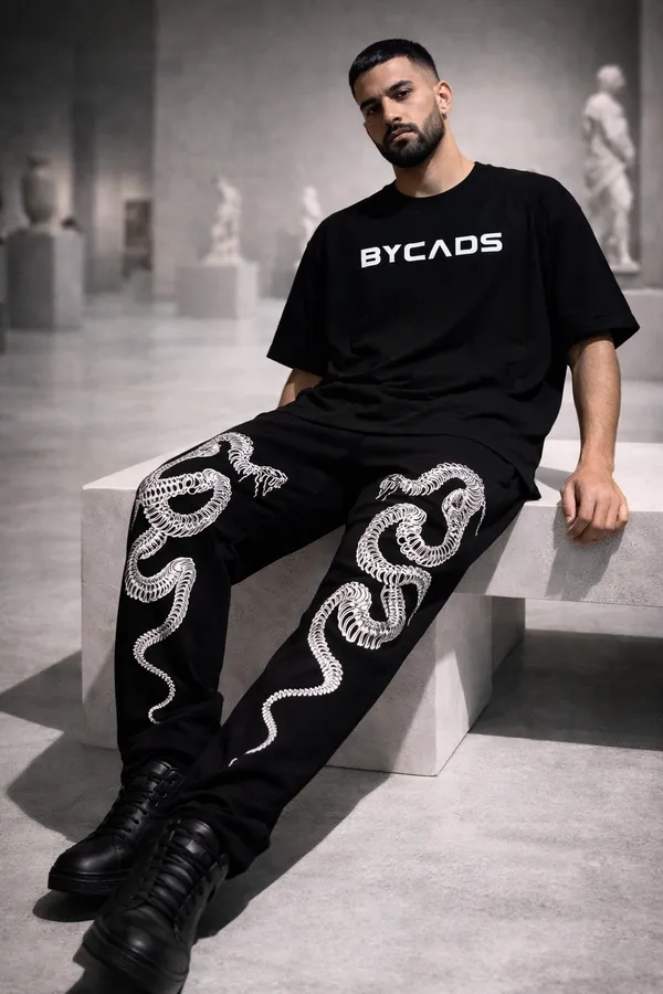 BYCADS_Serpent_Skeleton_Graphic_Black_Joggers_–_Bold_Streetwear_Lower_Pants