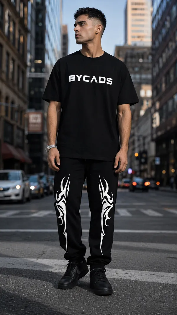 BYCADS_Tribal_Blade_Graphic_Black_Joggers_–_Bold_Streetwear_Lower_Pants