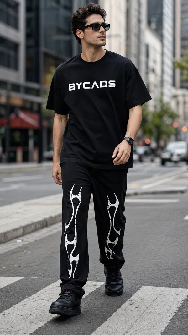 BYCADS_Tribal_Flame_Graphic_Black_Joggers_–_Streetwear_Statement_Lower