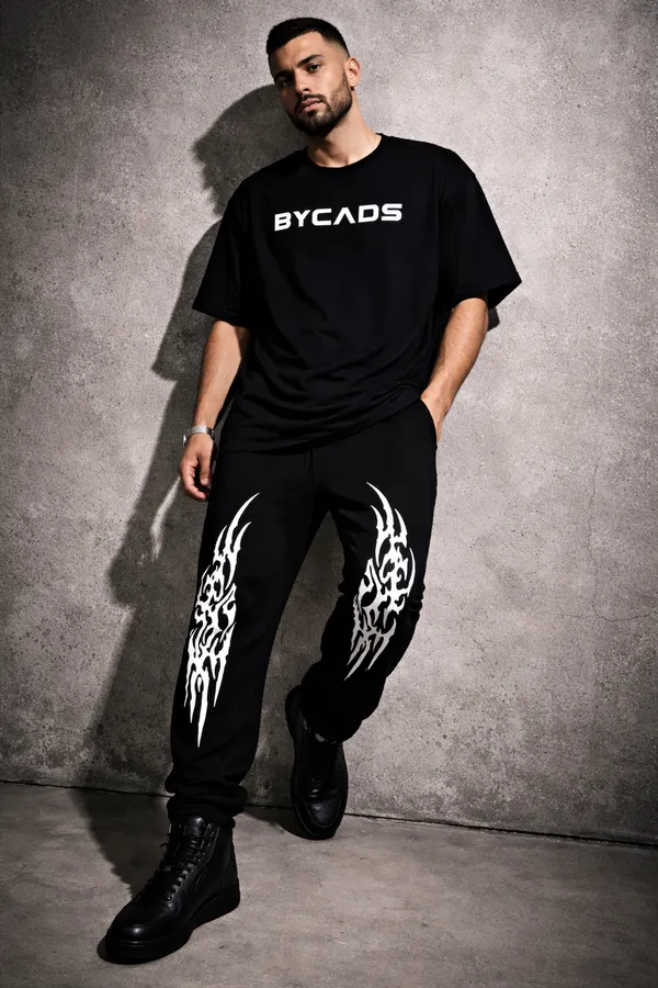 BYCADS_Tribal_Inferno_Graphic_Black_Joggers_–_Bold_Streetwear_Lower_Pants