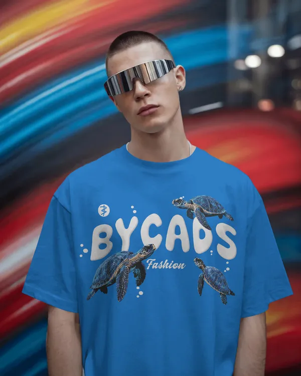 BYCADS_Turtle_Fashion_Oversized_T-Shirt_–_240_GSM_|_100%_Cotton