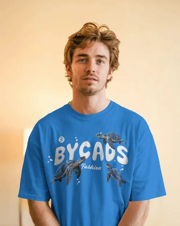BYCADS_Turtle_Fashion_Oversized_T-Shirt_–_240_GSM_|_100%_Cotton